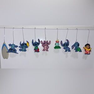 Stitch and Friends Ornament Set